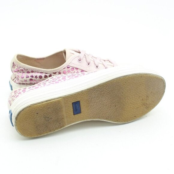 Keds Pink Metallic Moon and Stars Low Top Sneakers - Picture 10 of 11